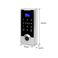 Máquina de Control de Acceso por Huella Dactilar para Oficina, Resistente al Agua, Control de Acceso Biométrico, Lectores de Tarjetas de 125Khz+13.56Mhz