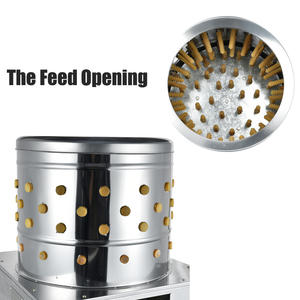 最高の価格の虐殺装置ウズラ鳥ダックグースチキン家禽の羽の取り外しクリーニングウェット摘み取り加工機 - Product Image 5