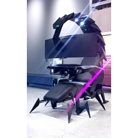 Meubles de bureau à domicile de luxe chauds zéro gravité en gros ordinateur Cluvens chaise de jeu chaise scorpion pour 3 ou 5 moniteurs