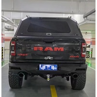 Steel / Aluminum Lightweight Camper Hardtop Canopy for Dodge Ram 1500 Waterproof Exterior Ram 1500 5.7 Feet Bed Caps