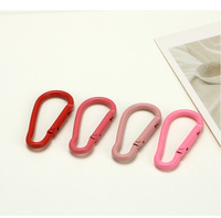 F162 Vente en gros d'usine, mousqueton coloré en alliage d'aluminium, forme de gourde, finition peinture au four, fabriqué à Wenzhou, accessoire pour bijoux et bouteilles d'eau