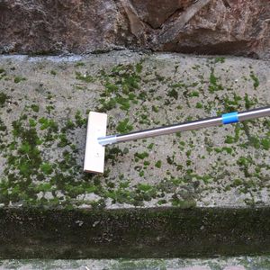 High Quality Outdoor Wide Broom Industrial Cleaning and Polishing <b>Brush</b> with Long Handle Stainless Steel Plastic Material - Product Image 5