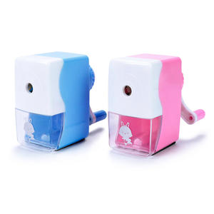 Hand Crank Manual Sharpener Plastic <b>Pencil</b> Sharpener with Strong Spiral Blades - Product Image 1