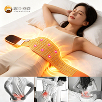 Jiwan Lejia - Cinturón Lumbar Térmico de Germanio y Turmalina con Fotones LED para Recuperación y Uso en Estudio