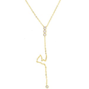 Ingrosso 2025 anno nuovo gioiello raffinato a catena lunga Bling zircone cubico tipo collana oro Sexy elegante per festa regalo di nozze - Product Image 2