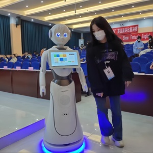 หุ่นยนต์มนุษย์หุ่นยนต์อัจฉริยะต้อนรับต้อนรับแม่บ้าน - Product Image 6