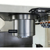 Centre d'usinage vertical HUAZHICHUN VMC1167, fraiseuse CNC à broche unique BT40, changement d'outil automatique avec Mitsubishi Siemens