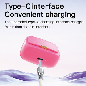 Tai nghe AI thiết kế độc đáo dành cho nữ, tai nghe không dây mới với đèn LED hiển thị pin, dành cho chơi game, thể dục & thể thao - Product Image 3