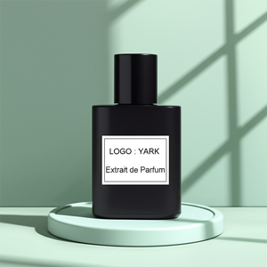 Flacon de parfum en verre rectangulaire écologique de 50 ml avec pulvérisateur à pompe, logo imprimé en sérigraphie, design adapté aux voyages - Product Image 3