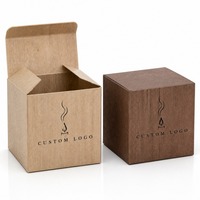Boîtes cadeaux pour bougies, pour les faveurs de mariage, emballages pour cadeaux de fête avec logo personnalisé, vente en gros