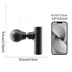 Pistolet de massage miniature portable, appareil manuel utilisé pour soulager les muscles de la tête et des jambes du corps - Product Image 5