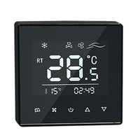 Termostato Digital Táctil Faluokan, Temporizador Multi-idioma, ABS Ignífugo, Memoria de Energía, Control Remoto, Temperatura Ambiente