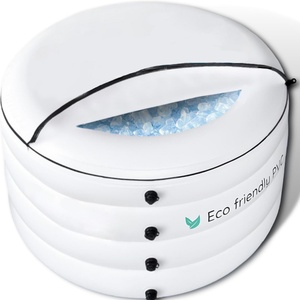 <b>Inflatable</b> Ice Bathtub Portable PVC Folding Fitness Ice <b>Bath</b> Recovery Cold Plunge Tub for Athletes - Product Image 1