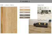 Hochwertige Holzmaserung Klick-Vinylplanken in 4mm-8mm Stärke mit IXPE SPC-Bodenbelag