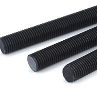Factory Price DIN975 Stud Bolts Threaded Rod Right Hand Black Oxide Finish Steel Material Metric Measurement System Heavy