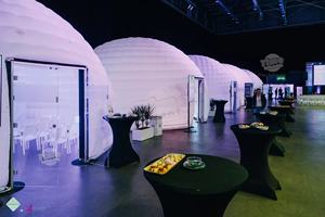 Tente Photobooth Gonflable Durable et Facile à Monter 2,5m <span class=keywords><strong>x</strong></span> 2,5m en Oxford Imperméable, Taille Personnalisable, avec Lumières LED pour Mariages et Événements - Product Image 5