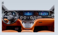 Pour Mercedes-Benz Vito 2024, écrans tactiles capacitifs doubles 12,3*3 pouces, Android 13, 8+128, système GPS Hi-Fi, USB/WiFi, autoradio central