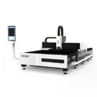 Machine de découpe laser à fibre CNC de bureau simple avec refroidissement par eau, traitement de tôles AI, haute efficacité, composants Hiwin