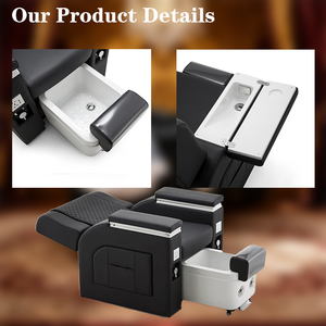 Sillón de Pedicura Moderno y Lujoso para Salones de Uñas, el Mejor Sillón Profesional para Manicura, Masaje y Spa de Pies con Respaldo Reclinable - Product Image 5