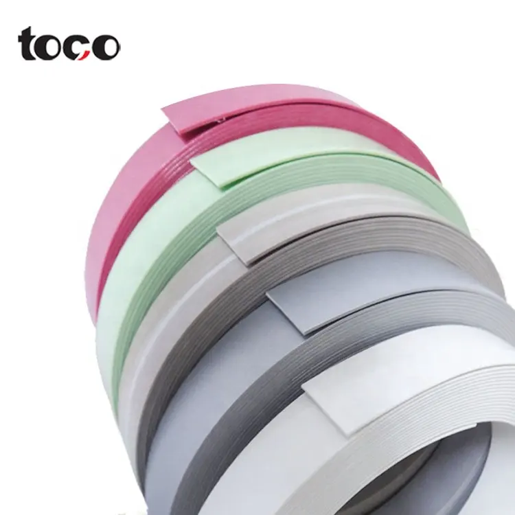 TOCO High quality pvc edge banding for living room, office, kitchen etc.