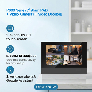 Système d'alarme intelligent P800s avec écran tactile 7 pouces, caméras <span class=keywords><strong>de</strong></span> sécurité domestique, sonnette vidéo, Tuya Smart WiFi GSM, alimenté par batterie - Product Image 1