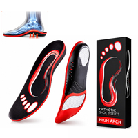 Semelles orthopédiques pour fasciite plantaire, inserts de chaussures à soutien de la voûte plantaire pour pieds plats, semelles amortissantes pour bottes de travail