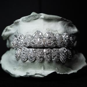 Testeur de diamants, différentes formes, <span class=keywords><strong>grillz</strong></span> personnalisés, argent sterling 925, <span class=keywords><strong>grillz</strong></span> en moissanite - Product Image 1