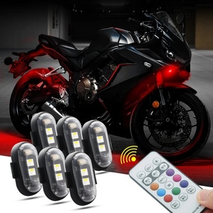 USB Mini universel LED moto arrière queue stroboscopique lumière nouveau RC Drone avion feux d'avertissement <span class=keywords><strong>Flash</strong></span> Laser antibrouillard <span class=keywords><strong>Auto</strong></span> - Product Image 2