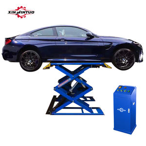 XINJINTUO 3500 kg, élévateur de voiture hydraulique à double cylindre, conception à ciseaux, hauteur de levage de 330 à 2130 mm, pour <span class=keywords><strong>garage</strong></span> - Product Image 5
