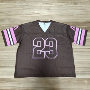 Camiseta de fútbol de malla sublimada personalizada, ropa de fútbol americano - Product Image 1