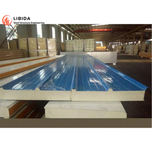 Nhanh chóng cài đặt giá rẻ vật liệu tái chế EPS/PU/PIR/khoáng sản len Sandwich Panel cho kết cấu thép xây dựng - Product Image 6