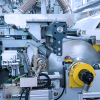 250 m/min plastifieuse automatique à grande vitesse de la machine 160cm de stratification de tasse de papier de revêtement de pe