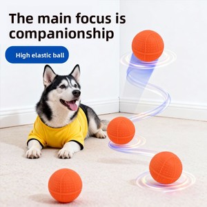 Food Grade Silicone <b>Dog</b> Treat Ball <b>Interactive</b> Leakage Food Ball Indestructible Chew <b>Toy</b> Basketball Shape Pet Slow Feeding Puzzl - Product Image 2