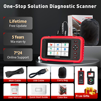 Herramienta de escaneo de vehículos CRP129I V2.0 de lanzamiento de almacén de EE. UU., lector de código automotriz profesional, codificación de aceite/EPB/SAS/TPMS/BMS/inyector