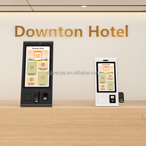 <span class=keywords><strong>Kiosque</strong></span> tactile WENJIE 21,5/27'' sur pied avec SDK pour restaurants rapide, cafés, pizzerias - Commande en libre-service, menu et <span class=keywords><strong>prix</strong></span> - Product Image 1