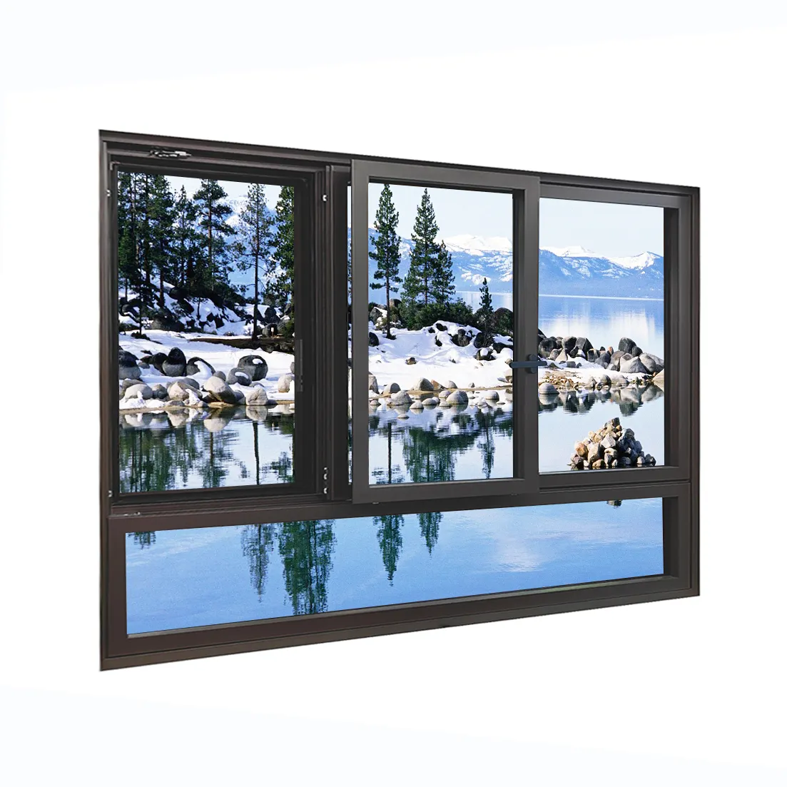 2024 New Design Aluminum Sliding Windows Slide Smoothly Windows Waterproof And Soundproof Aluminum Alloy Sliding Window