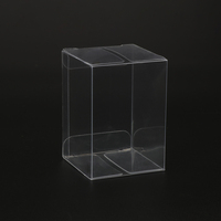 Petite boîte cadeau en plastique pour éponges de maquillage Blender Puffs Boîtes d'emballage en PVC Boîte de Noël avec logo personnalisé