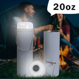 Vaso Térmico de Acero Inoxidable con Doble Pared y Pantalla LED de Temperatura, 20 oz, para Camping, Sublimable, con Asa - Product Image 2