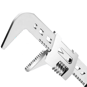 Llave Inglesa de Alta Resistencia, Grado Industrial, Ajustable, Herramienta de Plomería, para Tuercas, Pernos Hexagonales, Ángulo Recto, Abertura Grande, Tipo F - Product Image 1