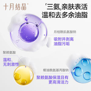 Champú y Gel de Baño para Bebés Crystal de Octubre, 400 ml, Fórmula Vernix Caseosa, Hidratante - Product Image 5