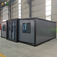 Maisons préfabriquées modulaires en conteneurs extensibles de 40 pieds et 20 pieds, personnalisation ODM OEM, maisons mobiles miniatures prêtes à être expédiées