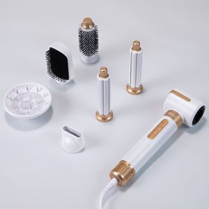 7 इन 1 हेयर ड्रायर 110000RPM हाई स्पीड नेगेटिव आयन हेयर रैप्स ब्लो ड्रायर हॉट एयर ब्रश 7 इन 1 एयर हेयर स्टाइलर - Product Image 4