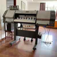 Printer DTF Otomatis A3/A1 Harga Terjangkau Berkualitas Tinggi, Printer Inkjet Direct to Film dengan Dual Print Head I3200 untuk Pencetakan Kaos