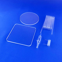 Tubes en verre de quartz transparent sur mesure de toutes tailles, prix fabricant, extrémité sphérique, échantillon de tube en quartz