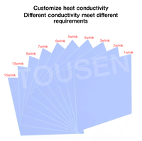 Coussin thermique en silicone anti-âge pour dispositifs médicaux Coussin de dissipation thermique Feuille d'isolation électrique pour batterie EV