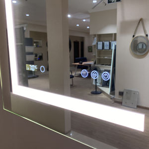 Armoire <span class=keywords><strong>de</strong></span> <span class=keywords><strong>salle</strong></span> <span class=keywords><strong>de</strong></span> <span class=keywords><strong>bain</strong></span> <span class=keywords><strong>de</strong></span> luxe, armoire à <span class=keywords><strong>pharmacie</strong></span> murale en aluminium, rétroéclairée, éclairée par LED, <span class=keywords><strong>miroir</strong></span> éclairé, armoire à <span class=keywords><strong>pharmacie</strong></span> - Product Image 4