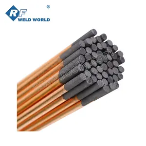 DC Copper Coated Pointed Arc Air Gouging Carbon Rod Electrode 13*355mm