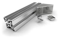 Profilé en aluminium extrudé de la série 6000, usinage CNC de haute précision sur mesure TPM, avec service de découpe pour décorations