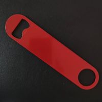 Ouvre-bouteille de bière en acier inoxydable coloré multifonctionnel de taille mini créatif OEM 8,8 * 3,1 CM avec impression par sublimation laser