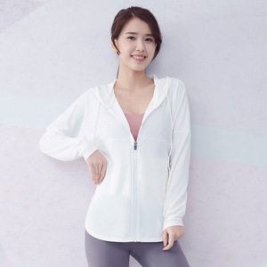 ชุดใส่เล่นโยคะฟิตเนสแบบแห้งเร็วของผู้หญิงแจ็กเก็ตกีฬาสำหรับวิ่งกลางแจ้งเสื้อสเวตเชิ้ตเข้ารูปแขนยาว - Product Image 4